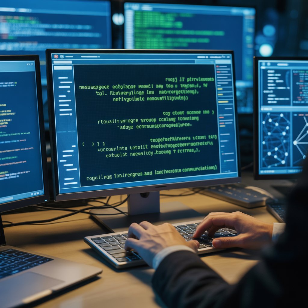 a digital forensics investigation scene